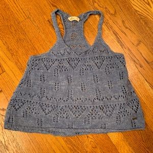 Hollister Crochet tank top